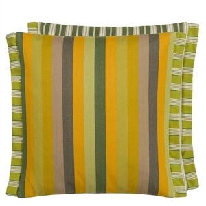 Designers Guild CORK STREET STRIPE NATURAL DECORATIVE PILLOW